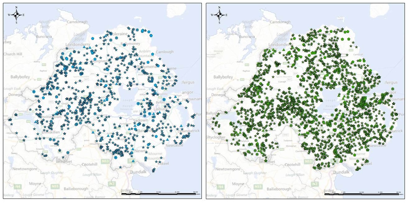 Renewable Energy Projects with and in the planning process NI